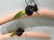 Load image into Gallery viewer, Blush Velvet Hanger with Peacock and Burgundy Flowers | Set of 2