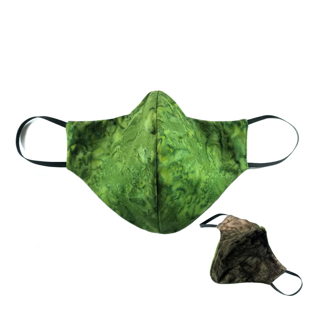 Dual Layer Cotton Face Mask - Humboldt Batiks