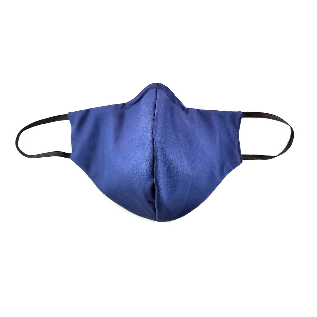 Dual Layer Cotton Face Mask - Navy